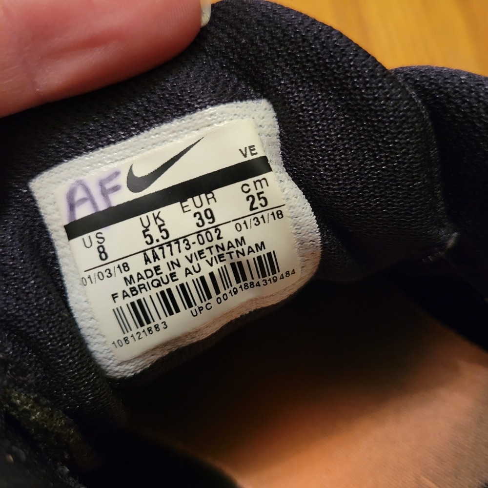 Nike In-Season TR 8 Training‎ Shoes Black Anthracite 8 Sneakers Outdoors Sports - Picture 7 of 8